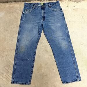 Cabela's Outdoor‎ Gear Jeans Men's 38x30 Blue Relaxed Fit Distressed Straight